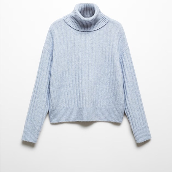 NWT Wool Mix Swan Neck Sweater - Picture 3 of 5